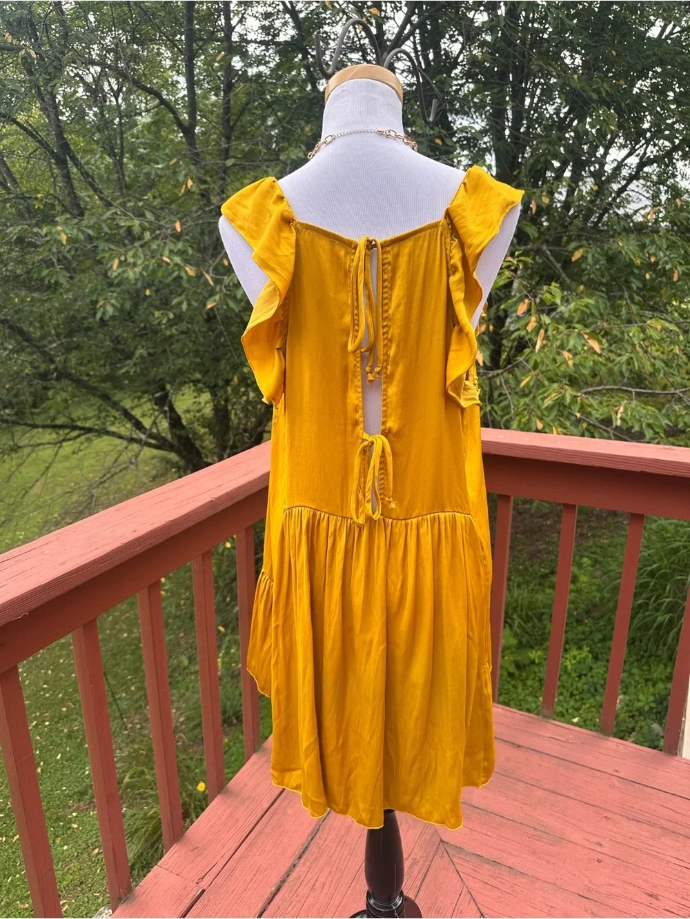 Free People Want Your Love Ruffled Mini Dress